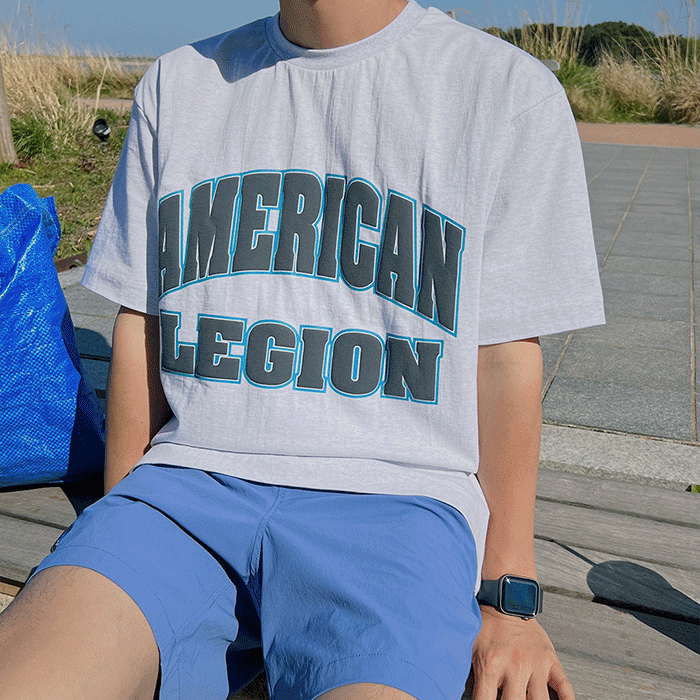 American 발포나염 1/2티셔츠(5colors)