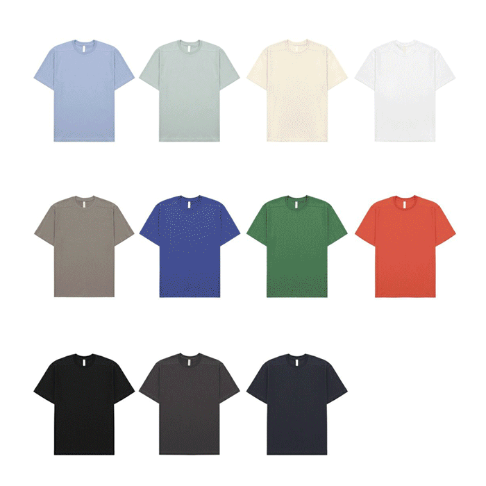 코즈니 절개 실켓 1/2 티셔츠(11colors,M/L)