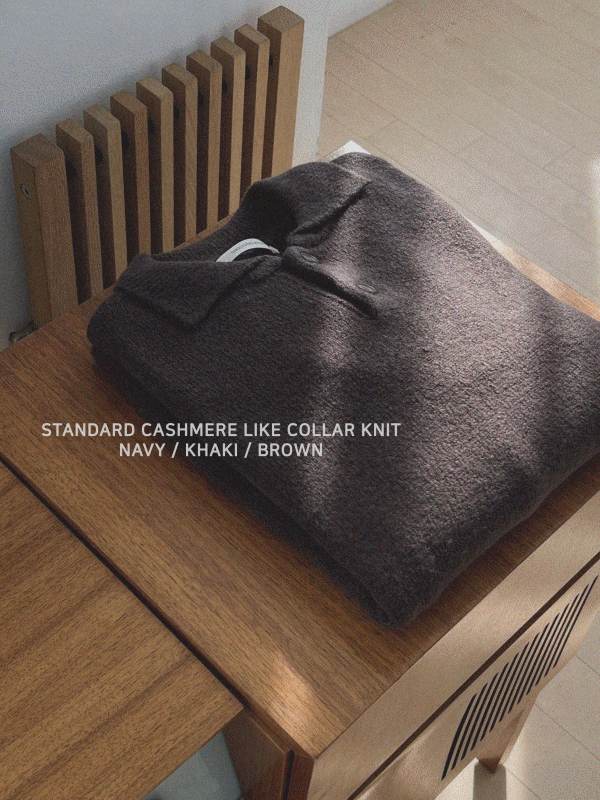 (2nd Act) standard cashmere like collar knit(3colors)-단독주문시 당일발송(4시이전 결제건)